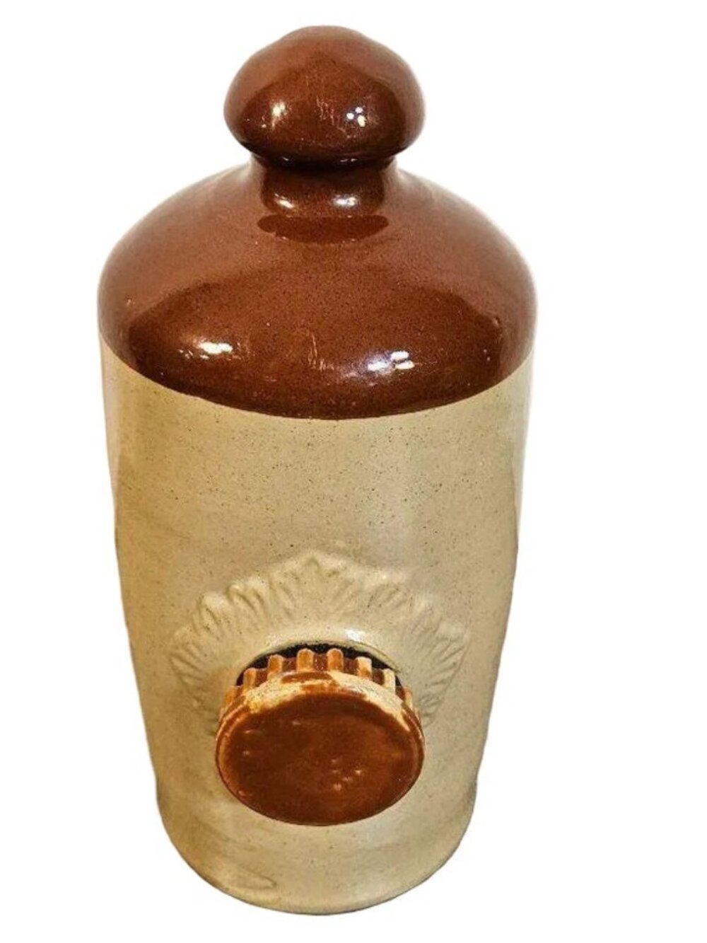 Antique Lovatt & Langley Stone Ware Pottery - Foot Warmer - - ITEM #2240